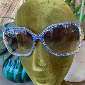 Vintage Nina Ricci Sunglasses With Rhinestones